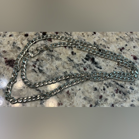 Silver color electro plated bag chain for purses - Picture 4 of 6